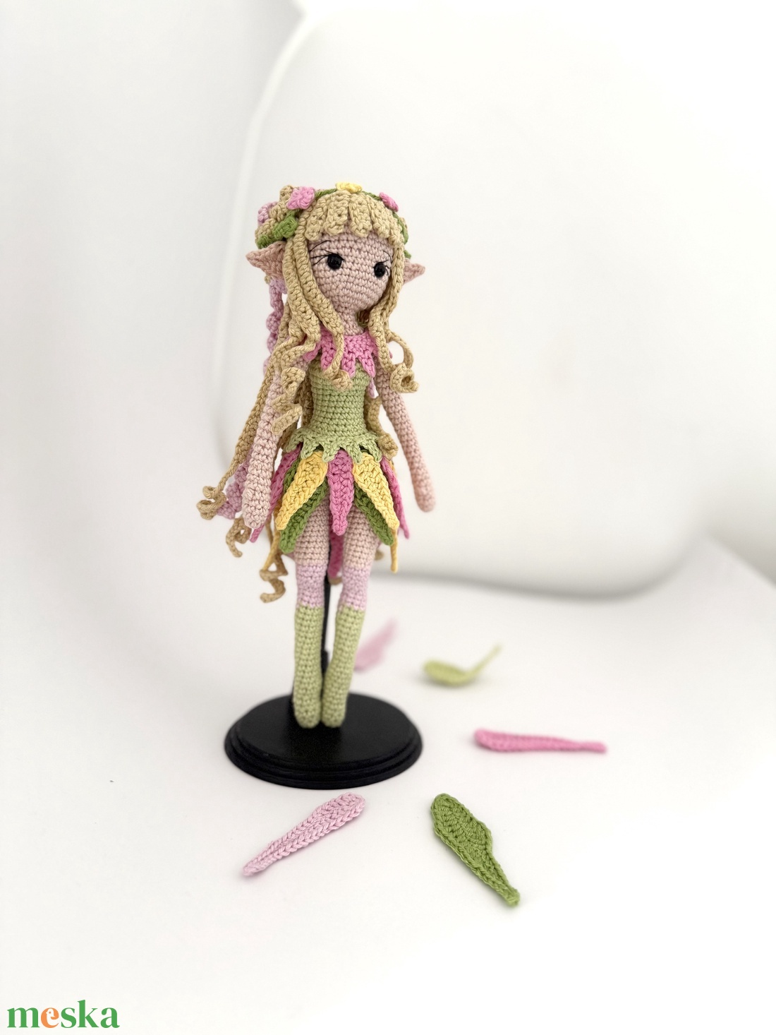 Vivienne- A virágtündér amigurumi horgolási minta - diy (csináld magad) - szabásminta, útmutató - horgolási minta - Meska.hu