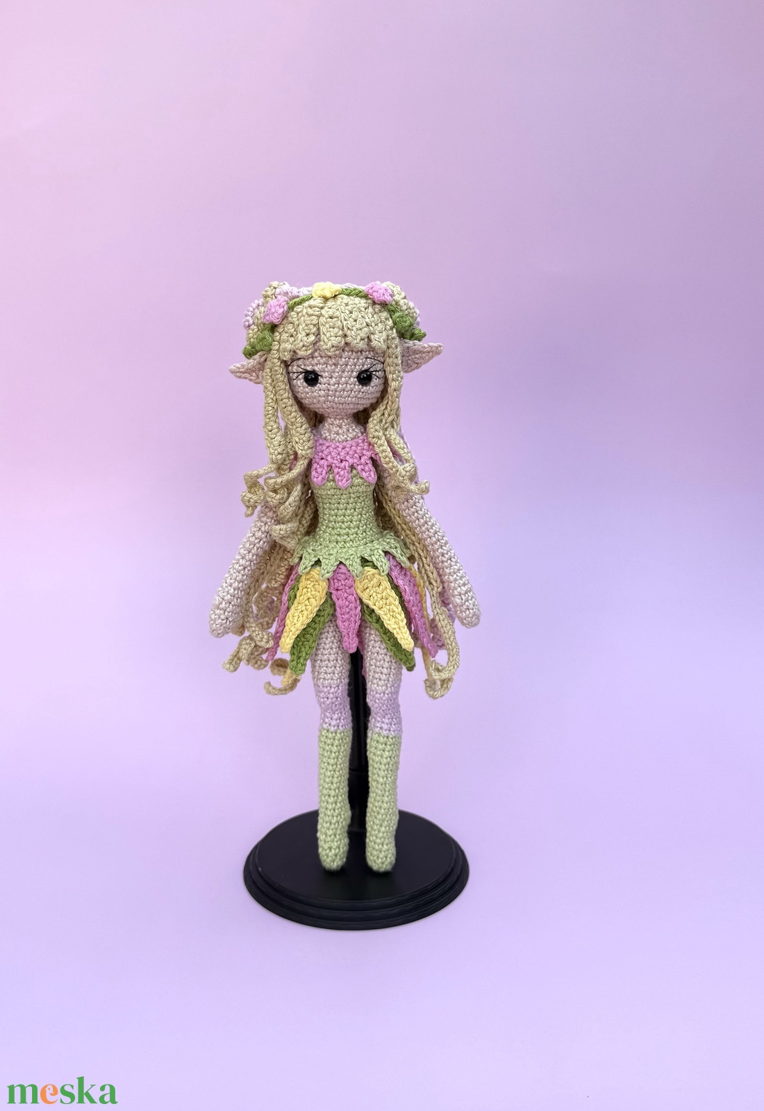Vivienne- A virágtündér amigurumi horgolási minta - diy (csináld magad) - szabásminta, útmutató - horgolási minta - Meska.hu