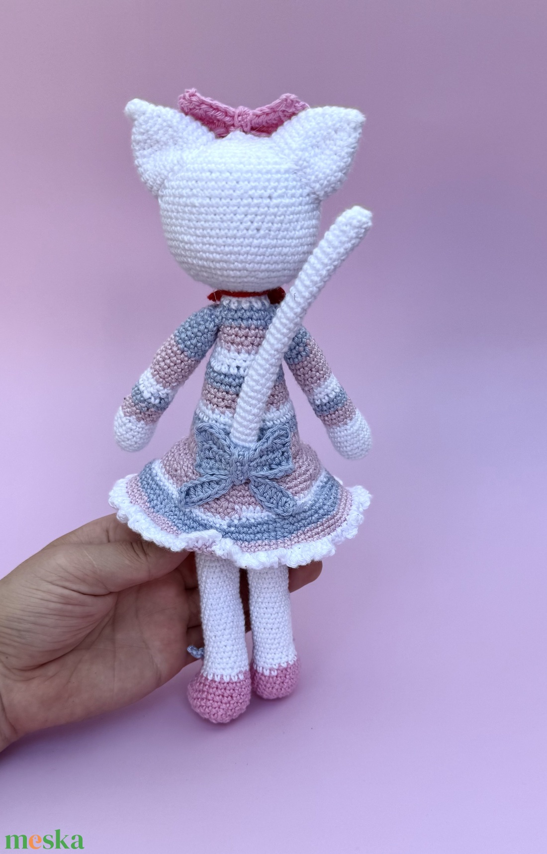 Luna Bell - A pasztel cica amigurumi horgolási minta - diy (csináld magad) - szabásminta, útmutató - horgolási minta - Meska.hu