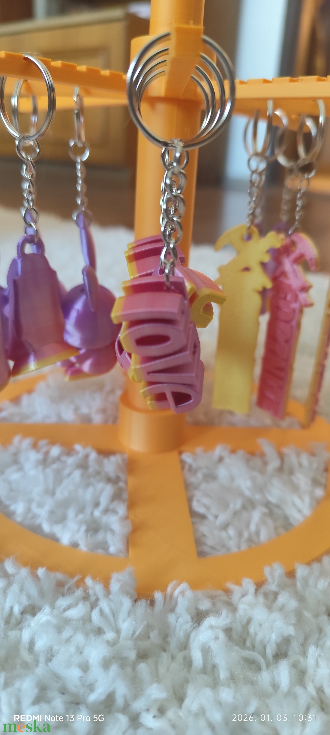 3D Nyomtatott kulcstartók - táska & tok - kulcstartó & táskadísz - kulcstartó - Meska.hu