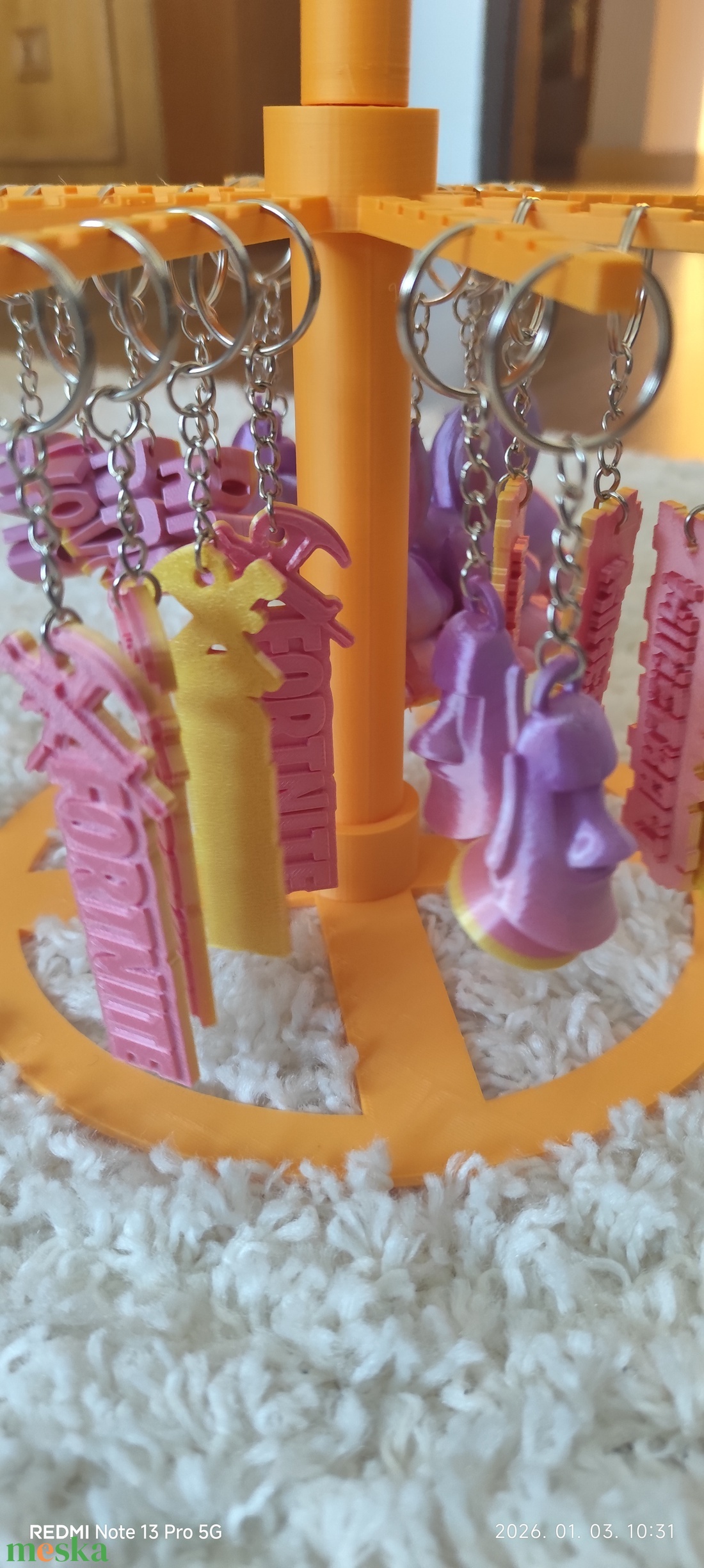 3D Nyomtatott kulcstartók - táska & tok - kulcstartó & táskadísz - kulcstartó - Meska.hu