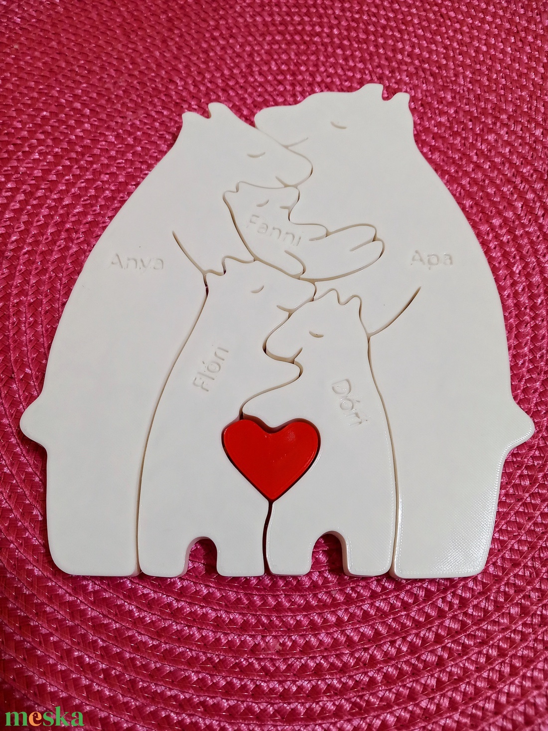 Macis családi kirakó (puzzle): 2-9 családtagig - otthon & életmód - dekoráció - asztal és polc dekoráció - asztaldísz - Meska.hu Macis családi kirakó (puzzle): 2-9 családtagig - otthon & életmód - dekoráció - asztal és polc dekoráció - asztaldísz - Meska.hu