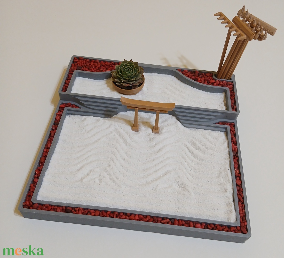 Asztali zen kert készlet Torii kapuval - diy (csináld magad) - egységcsomag - Meska.hu