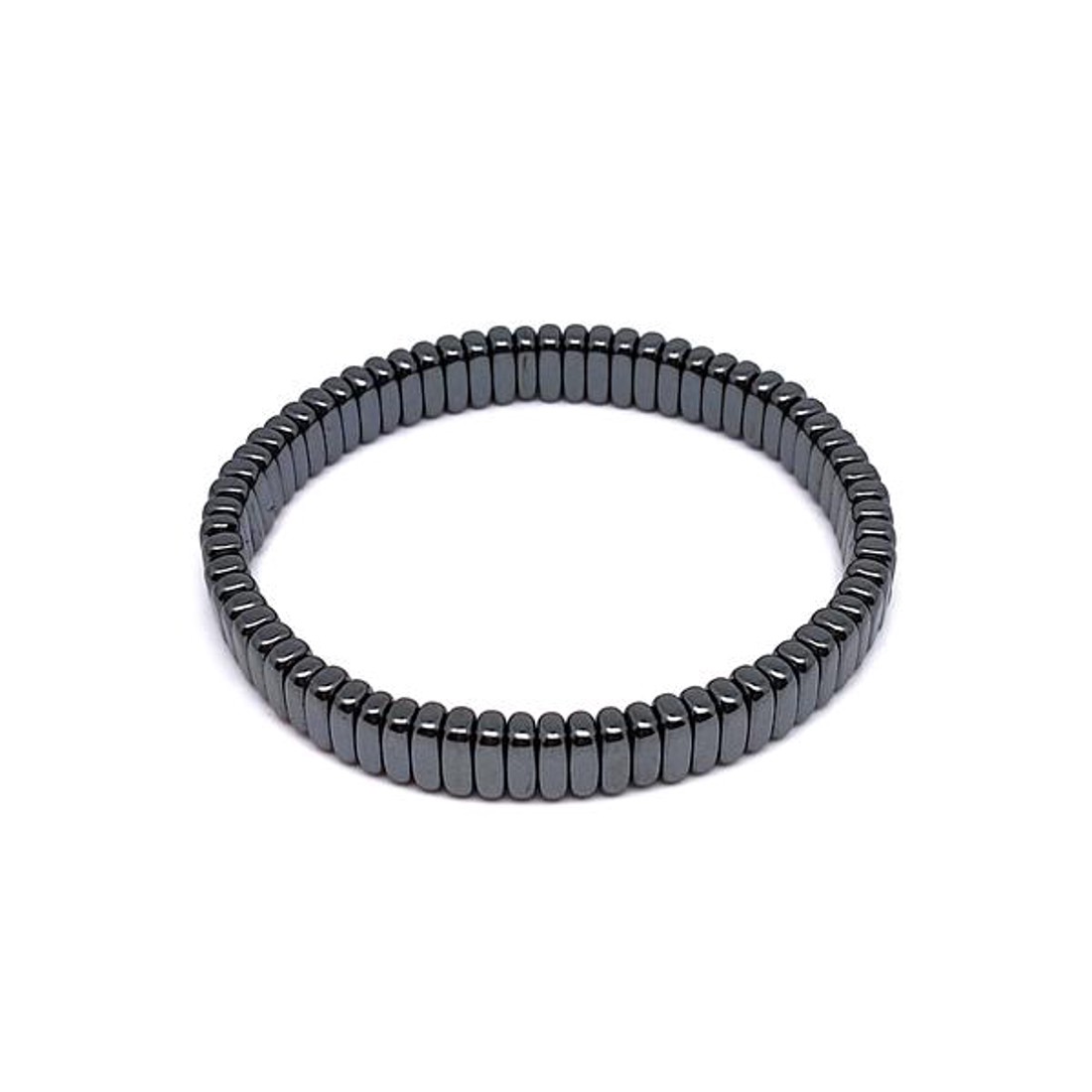 Hematit kerek téglalap karkötő 8,5-3mm - ékszer - karkötő - ásványkarkötő - Meska.hu