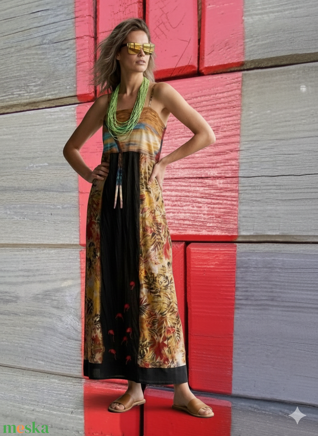 Naplementés nyári ruha - ruha & divat - női ruha - ruha - Meska.hu