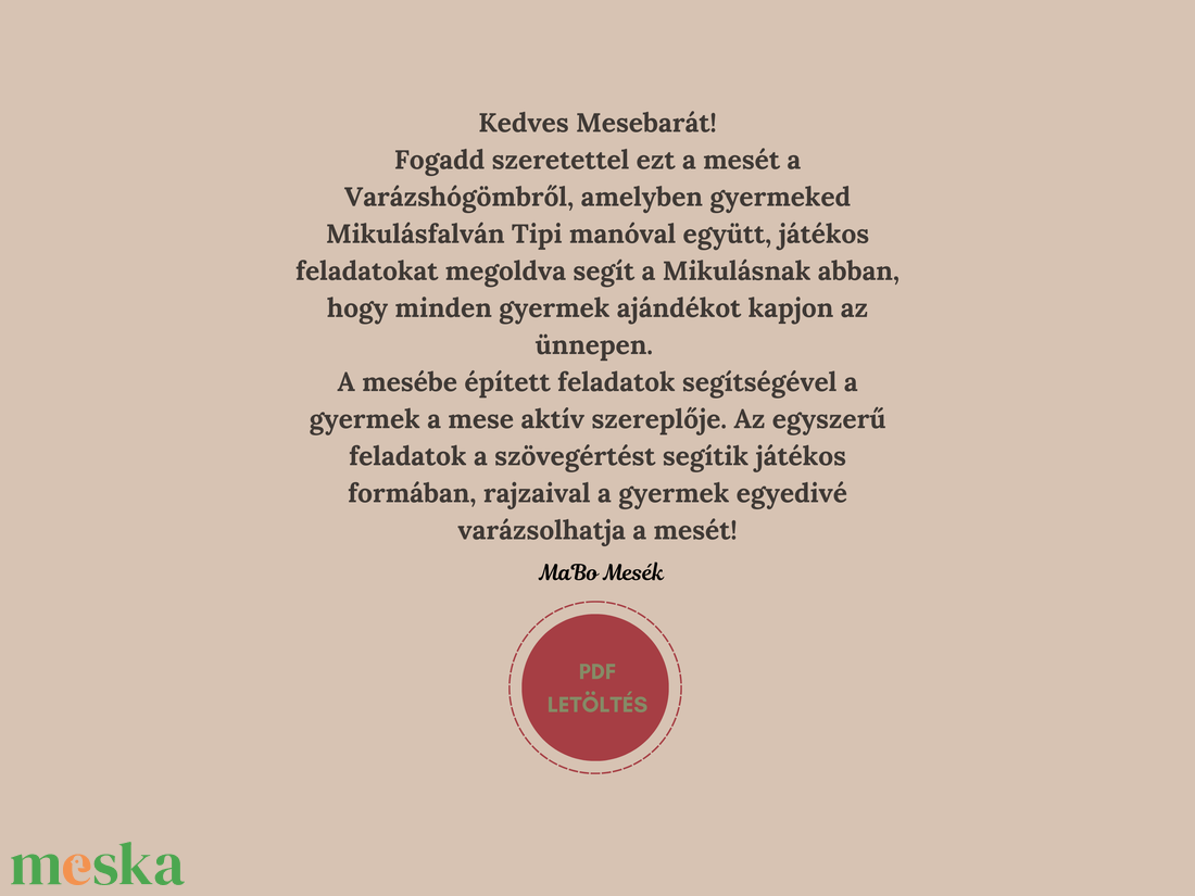 A varázshóbömb kaland-foglalkoztató mese - játék & sport - készségfejlesztő és logikai játék - oktató játékok - Meska.hu