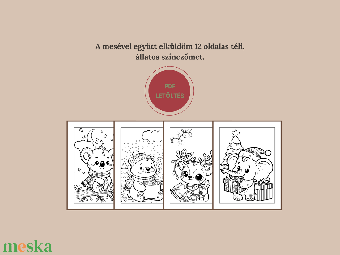 A varázshóbömb kaland-foglalkoztató mese - játék & sport - készségfejlesztő és logikai játék - oktató játékok - Meska.hu