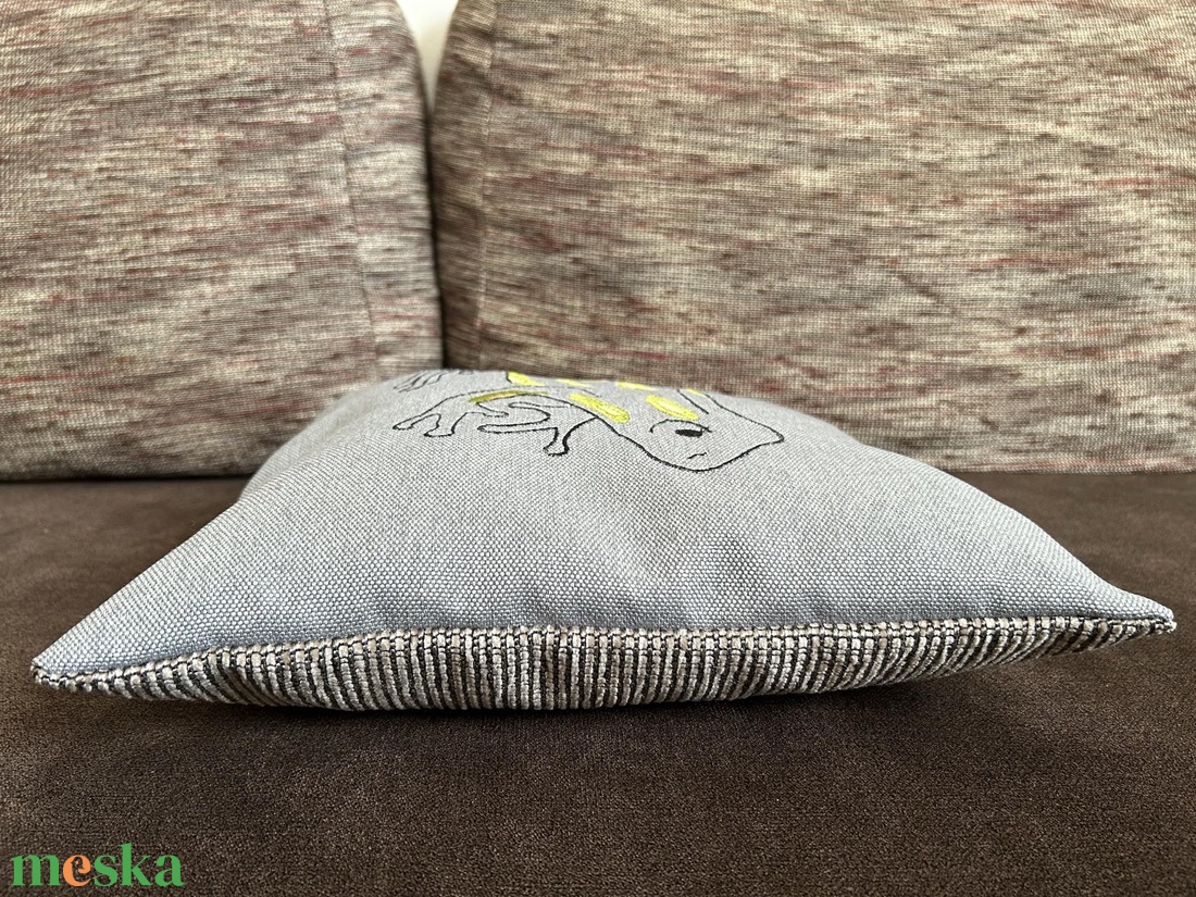 Békás díszpárna - otthon & életmód - lakástextil - párna & párnahuzat - Meska.hu