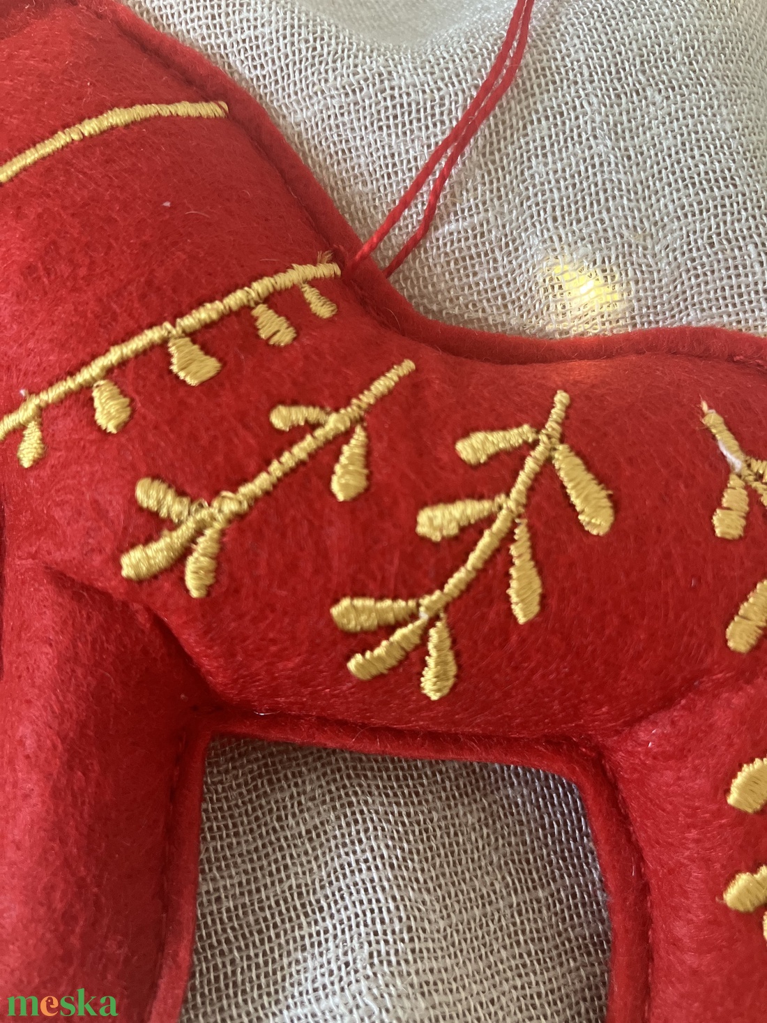 Kézzel hímzett ló alakú karácsonyfadísz piros textilfilc - karácsony - karácsonyi lakásdekoráció - karácsonyfadíszek - Meska.hu Kézzel hímzett ló alakú karácsonyfadísz piros textilfilc - karácsony - karácsonyi lakásdekoráció - karácsonyfadíszek - Meska.hu