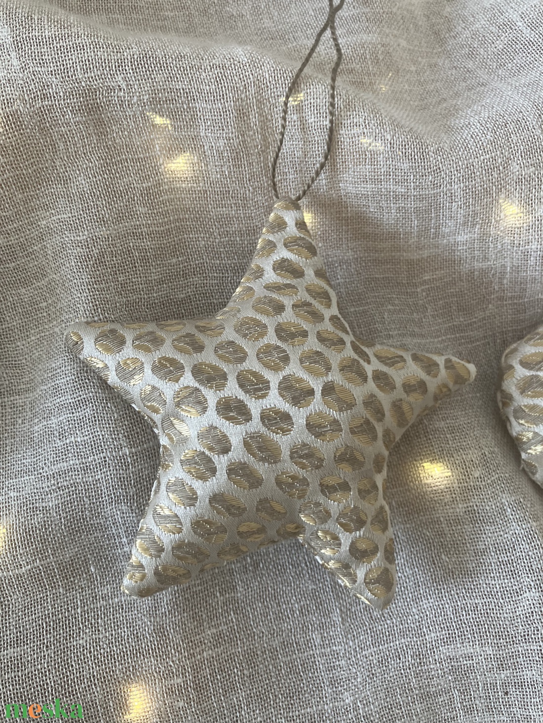 Csillag alakú karácsonyfadísz szett - karácsony - karácsonyi lakásdekoráció - karácsonyfadíszek - Meska.hu