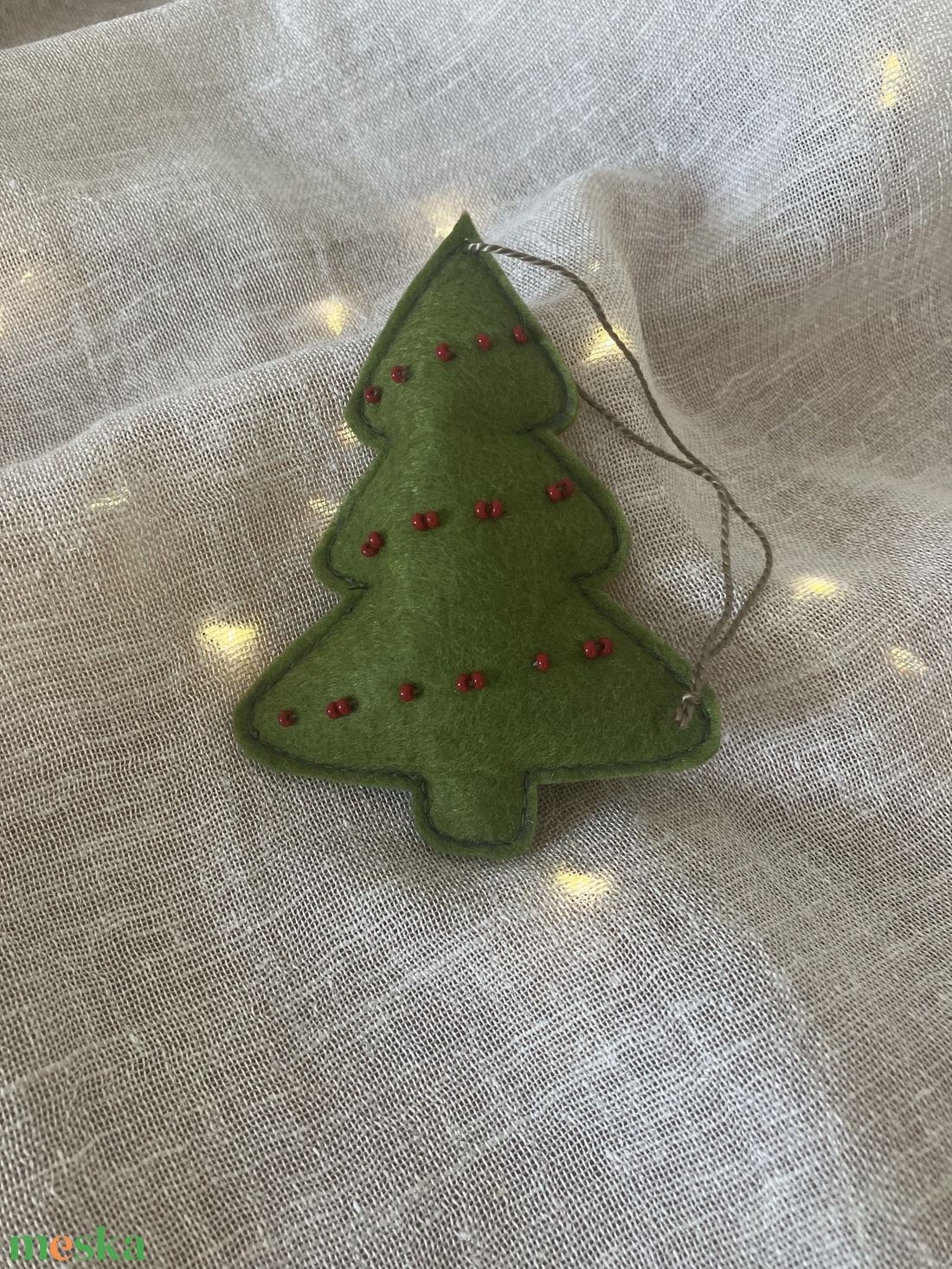 Fenyőfa alakú karacsonyfadísz - karácsony - karácsonyi lakásdekoráció - karácsonyfadíszek - Meska.hu