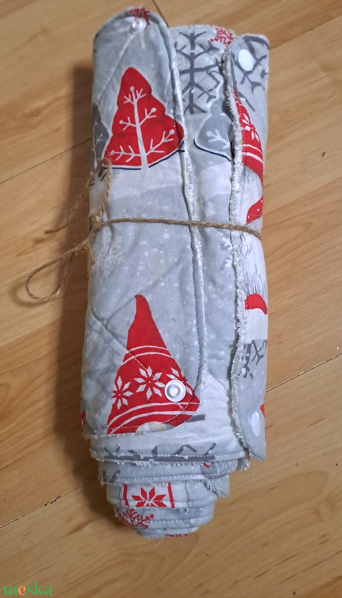 Patentos konyhai törlő szett - karácsony - karácsonyi lakásdekoráció - ünnepi asztaldekoráció - Meska.hu