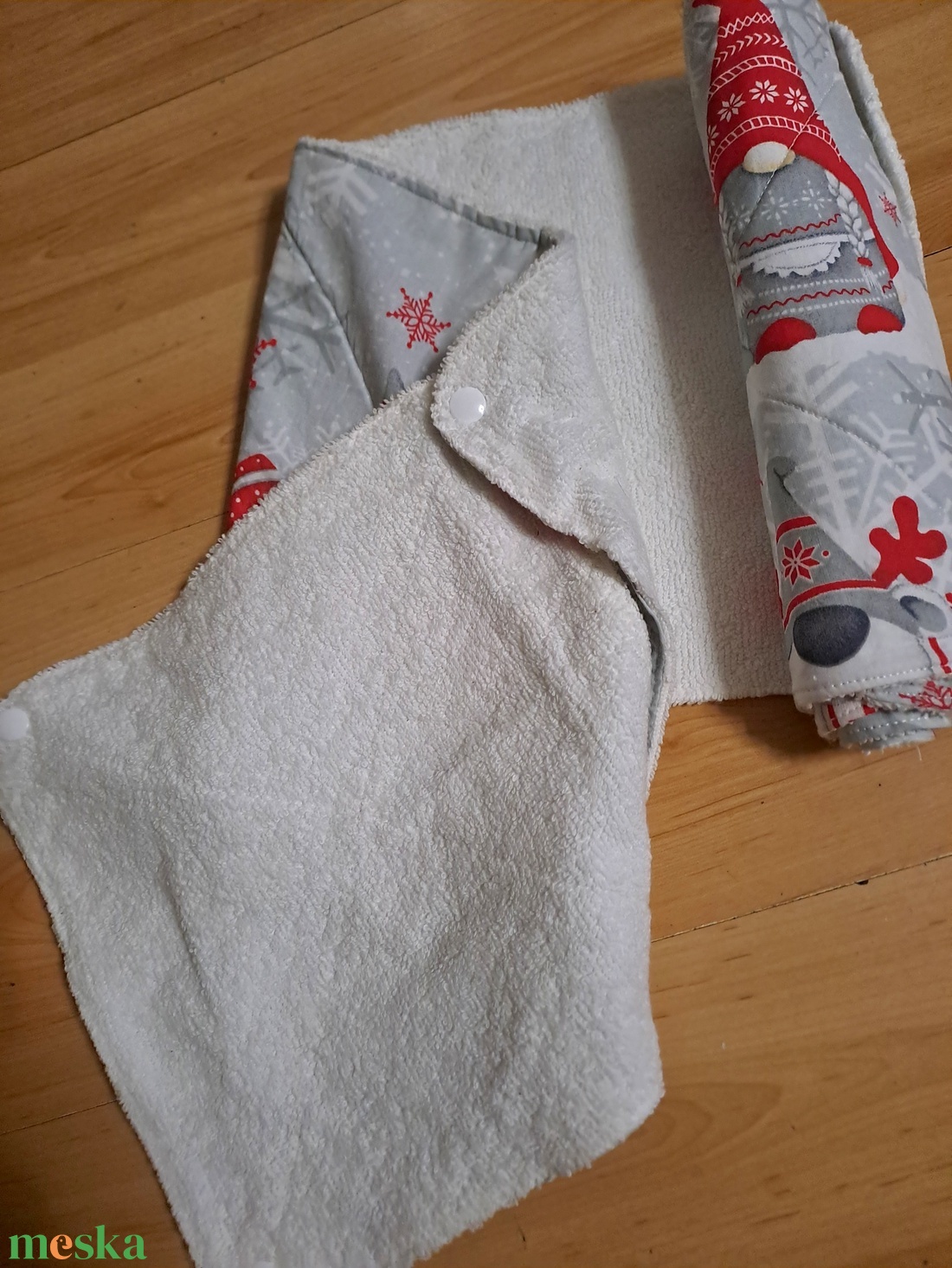 Patentos konyhai törlő szett - karácsony - karácsonyi lakásdekoráció - ünnepi asztaldekoráció - Meska.hu