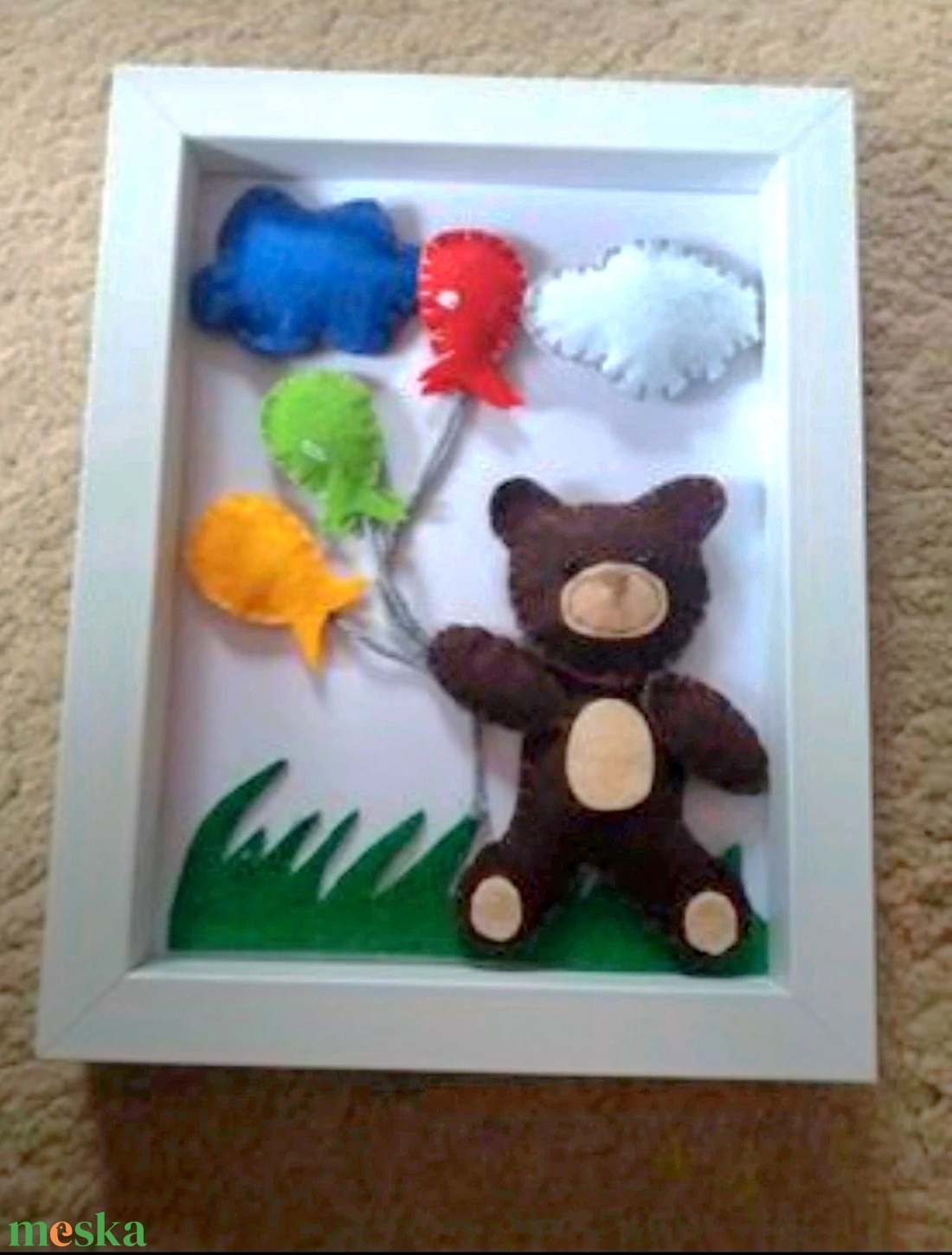 Falikép babaszobába - művészet - textilkép - egyéb - Meska.hu