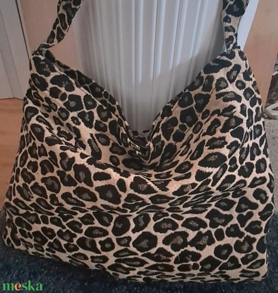 Párduc mintás bevásárló táska  - táska & tok - bevásárlás & shopper táska - kenyeres zsák - Meska.hu