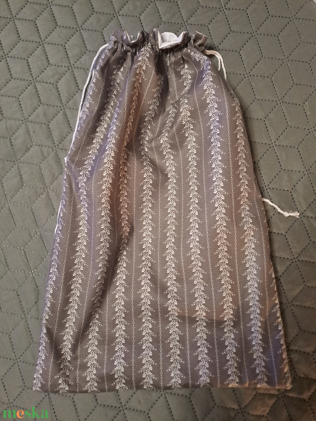 Nagyméretű kenyeres zsák virág mintás - táska & tok - bevásárlás & shopper táska - kenyeres zsák - Meska.hu