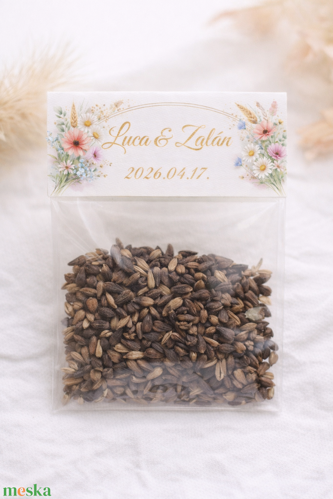 Esküvői vendégköszöntő virágmag csomag - esküvő - emlék & ajándék - köszönőajándék - Meska.hu