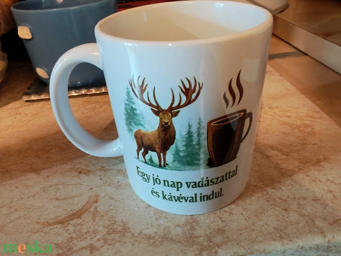Egy jó nap vadászattal és kávéval indul � Vadászos Bögre - otthon & életmód - konyhafelszerelés, tálalás - tálalás - bögre & csésze - Meska.hu