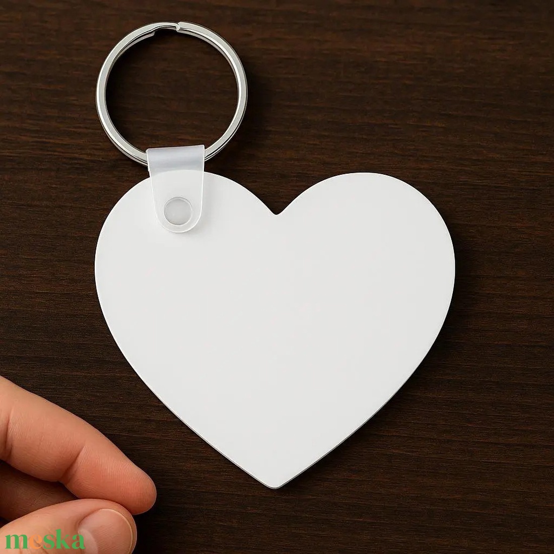 Szív alakú egyedi kulcstartó � saját fotóval vagy felirattal - táska & tok - kulcstartó & táskadísz - kulcstartó - Meska.hu