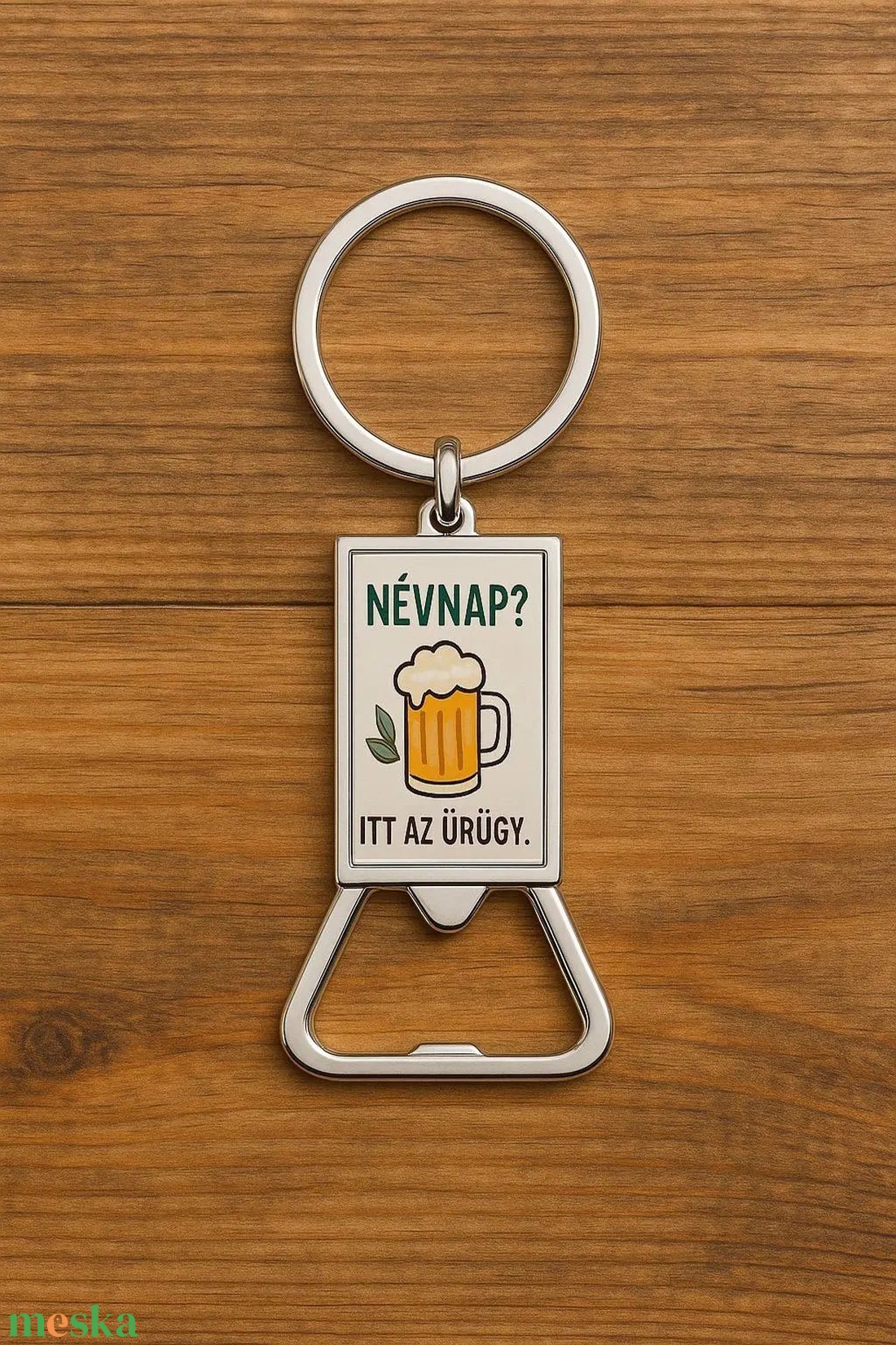 Fém kulcstartó sörnyitóval � egyedi felirattal vagy képpel - táska & tok - kulcstartó & táskadísz - kulcstartó - Meska.hu
