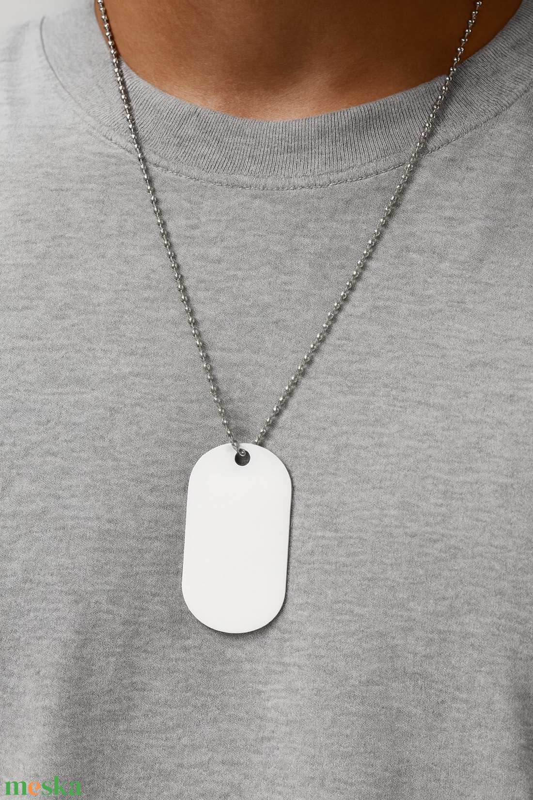 Egyedi testreszabható alumínium nyaklánc � saját felirattal vagy grafikával - ékszer - nyaklánc - medálos nyaklánc - Meska.hu