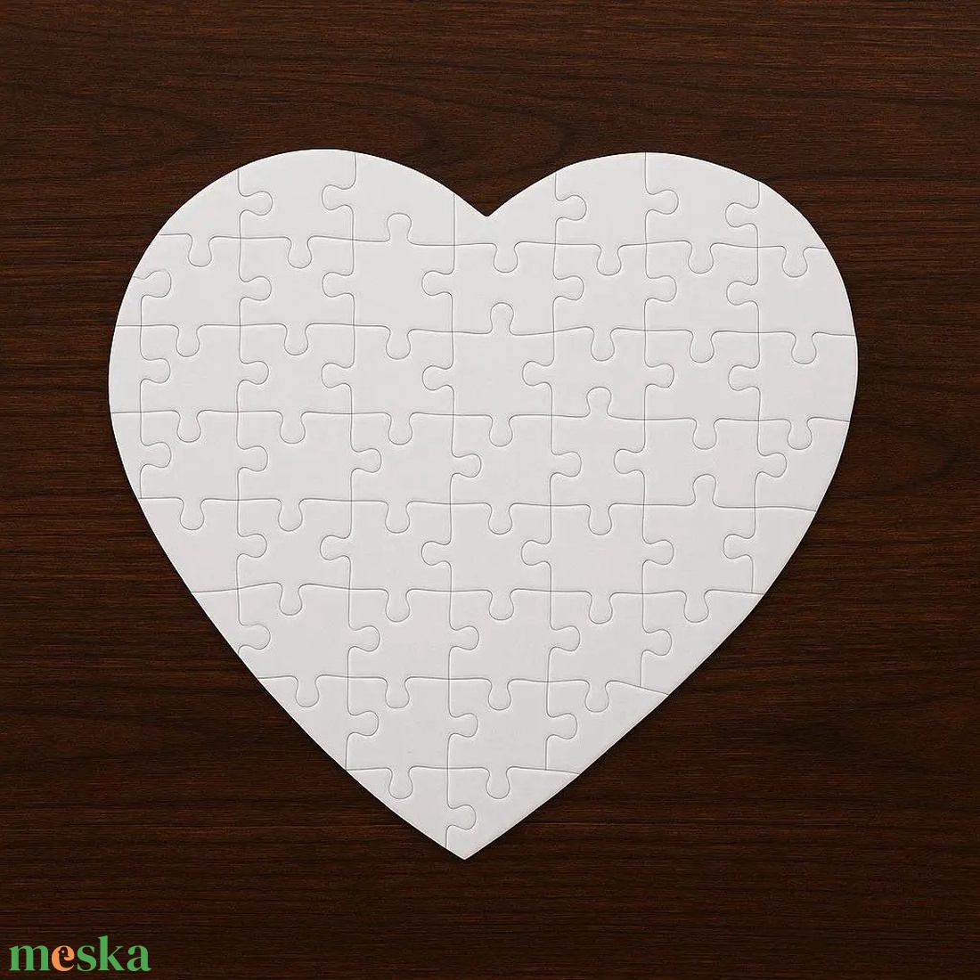 Szív alakú kirakó � egyedi fotóval - játék & sport - puzzle - hagyományos puzzle - Meska.hu