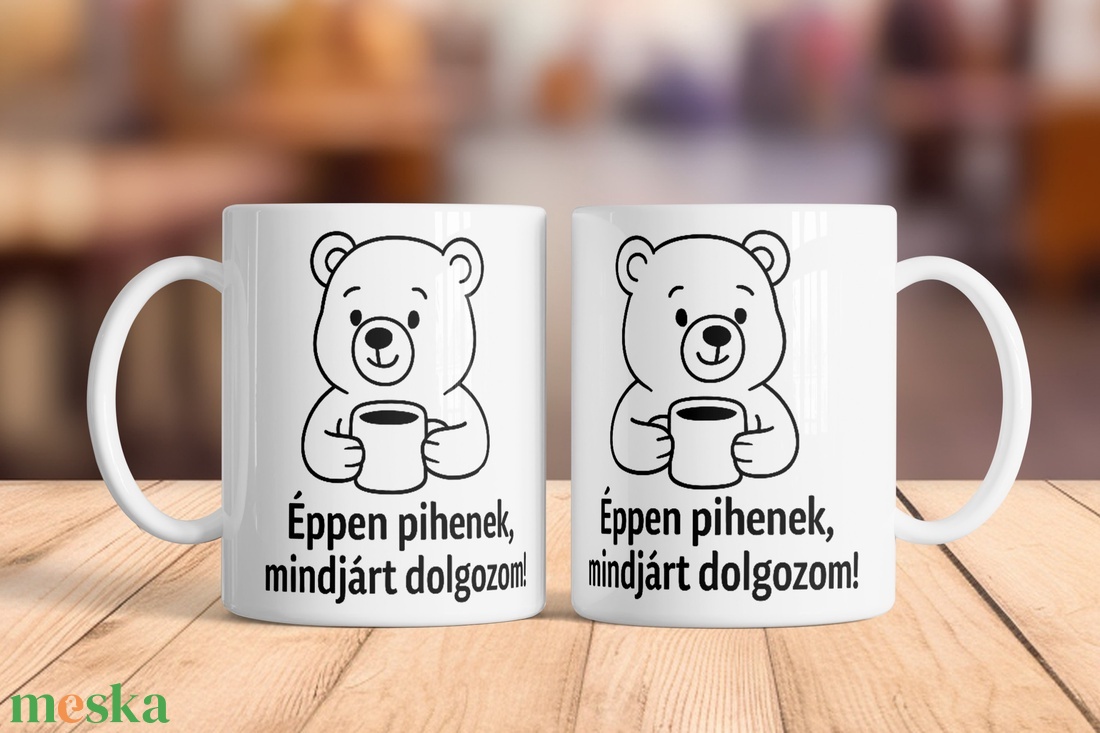 Humoros kávés bögre � Pihenek - otthon & életmód - konyhafelszerelés, tálalás - tálalás - bögre & csésze - Meska.hu
