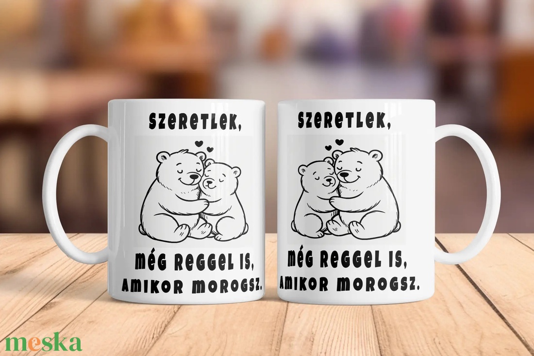 Romantikus kávés bögre � Szeretlek reggel is - otthon & életmód - konyhafelszerelés, tálalás - tálalás - bögre & csésze - Meska.hu