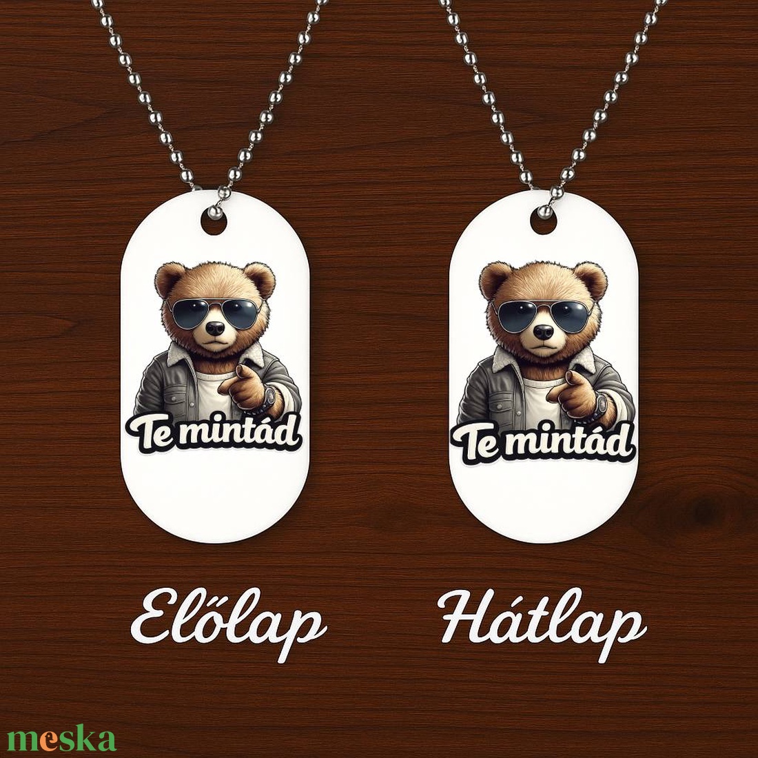 Egyedi testreszabható alumínium nyaklánc � saját felirattal vagy grafikával - ékszer - nyaklánc - medálos nyaklánc - Meska.hu