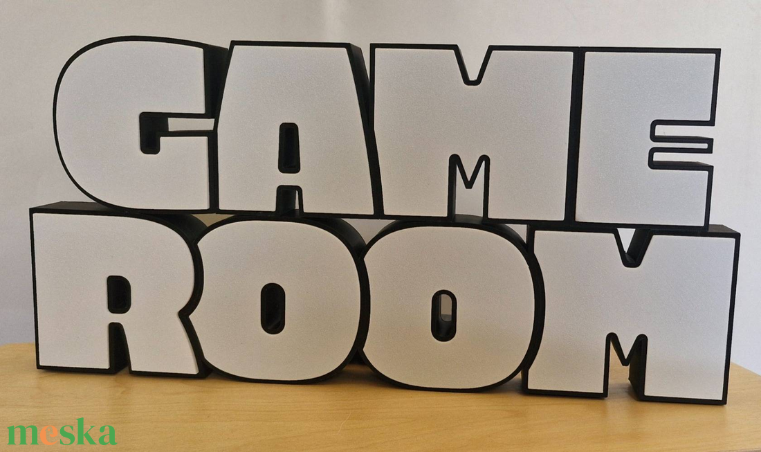 GAME ROOM 3D led világító felirat - otthon & életmód - lámpa - hangulatlámpa - Meska.hu GAME ROOM 3D led világító felirat - otthon & életmód - lámpa - hangulatlámpa - Meska.hu