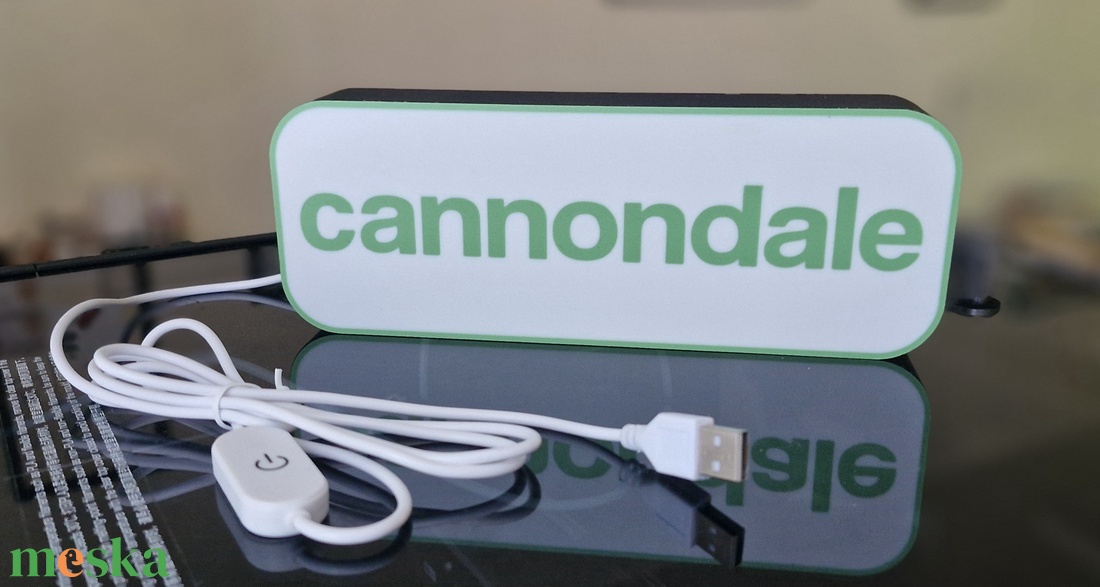 Cannondale 3D designlámpa - otthon & életmód - lámpa - hangulatlámpa - Meska.hu