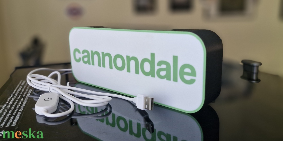 Cannondale 3D designlámpa - otthon & életmód - lámpa - hangulatlámpa - Meska.hu