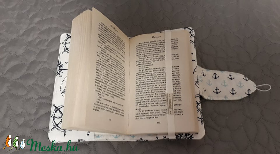 Tengerész mintás könyvkabát -  - Meska.hu