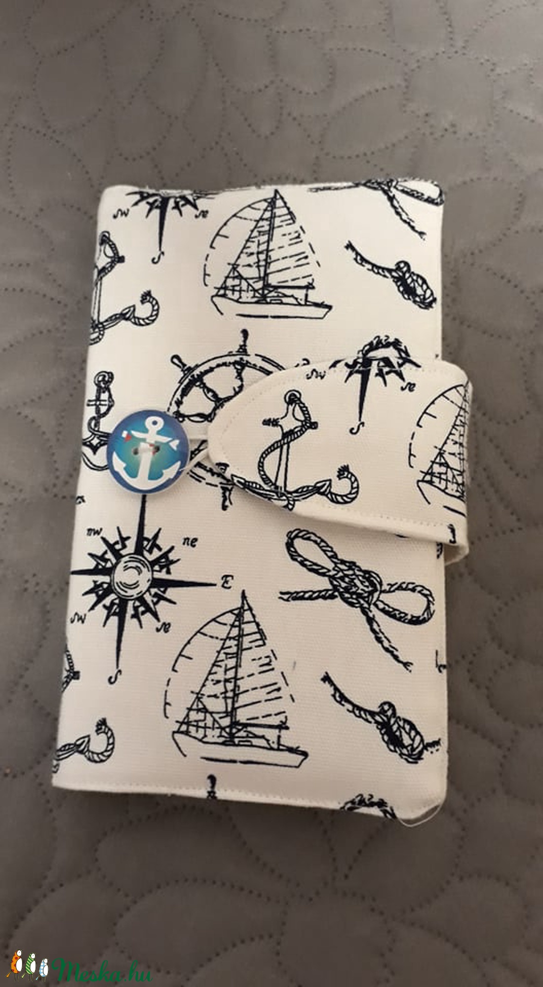 Tengerész mintás könyvkabát -  - Meska.hu