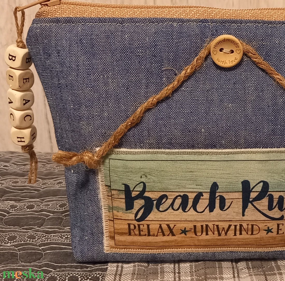 Irány a strand! :) neszesszer/sminktáska/irattartó - táska & tok - neszesszer - Meska.hu