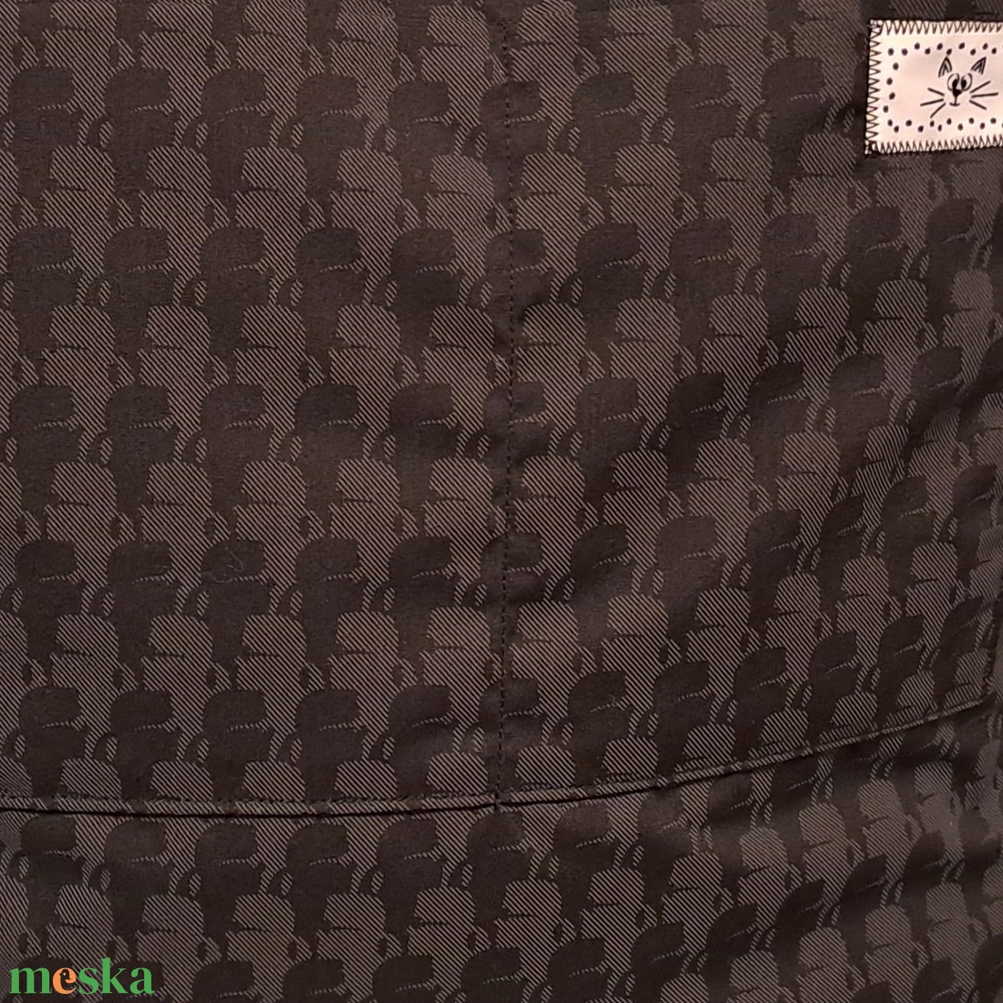 Fekete-fehér :) kifordítom-befordítom szatyor, ökotáska, válltáska - táska & tok - bevásárlás & shopper táska - shopper, textiltáska, szatyor - Meska.hu