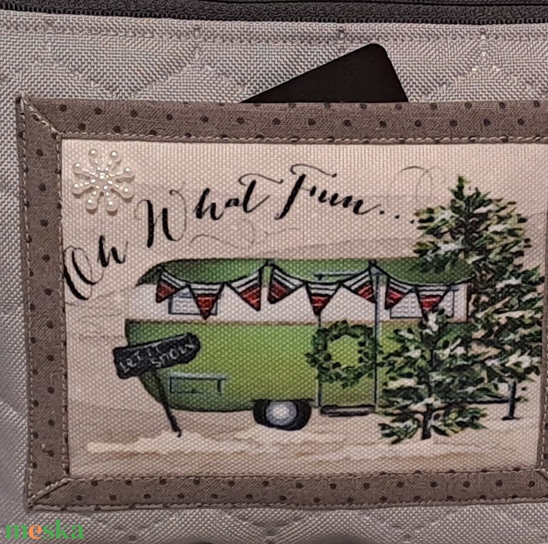 Lakókocsi :) neszesszer/sminktáska/irattartó - táska & tok - neszesszer - Meska.hu