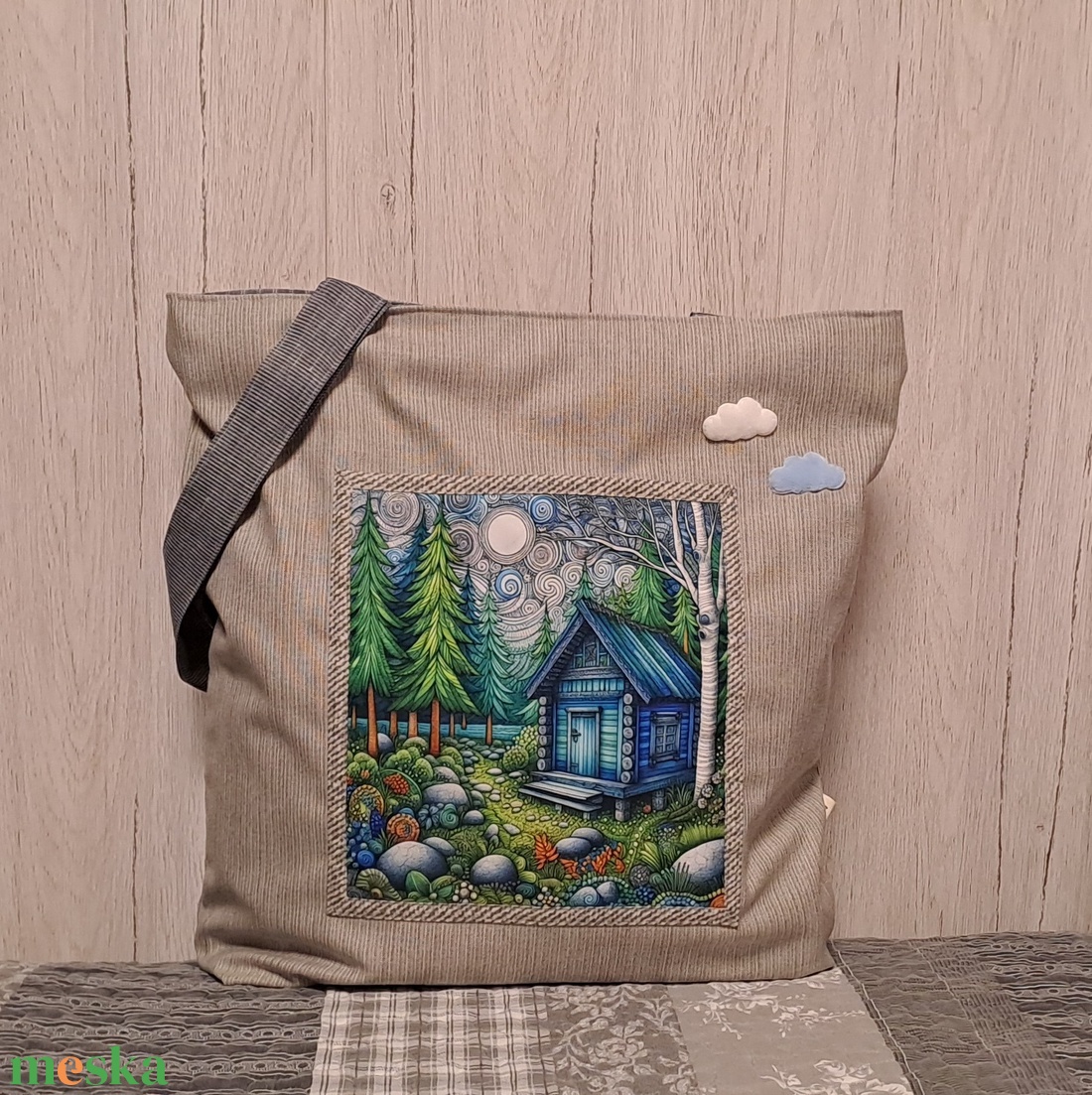 Erdei házikó :) szatyor, ökotáska, válltáska - táska & tok - bevásárlás & shopper táska - shopper, textiltáska, szatyor - Meska.hu Erdei házikó :) szatyor, ökotáska, válltáska - táska & tok - bevásárlás & shopper táska - shopper, textiltáska, szatyor - Meska.hu
