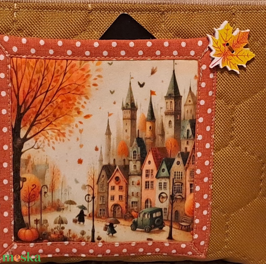 Öszi hangulat  :) neszesszer/sminktáska/irattartó - táska & tok - neszesszer - Meska.hu