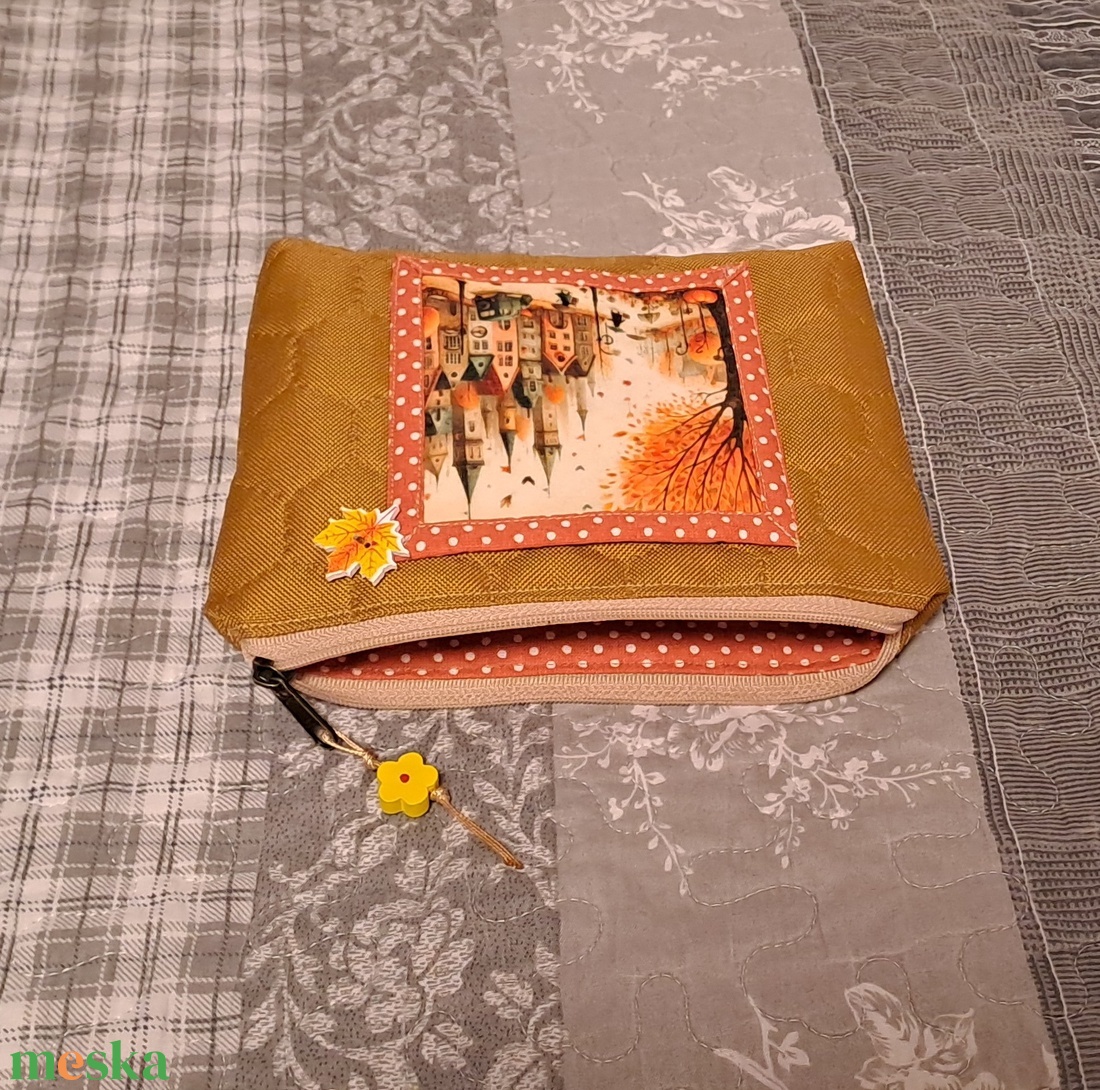 Öszi hangulat  :) neszesszer/sminktáska/irattartó - táska & tok - neszesszer - Meska.hu