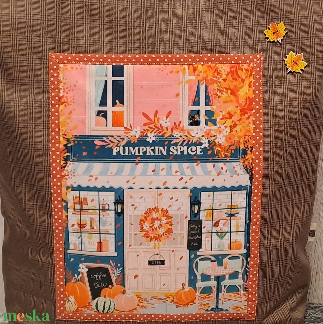 Pumpkin spice :) szatyor, ökotáska, válltáska - táska & tok - bevásárlás & shopper táska - shopper, textiltáska, szatyor - Meska.hu Pumpkin spice :) szatyor, ökotáska, válltáska - táska & tok - bevásárlás & shopper táska - shopper, textiltáska, szatyor - Meska.hu