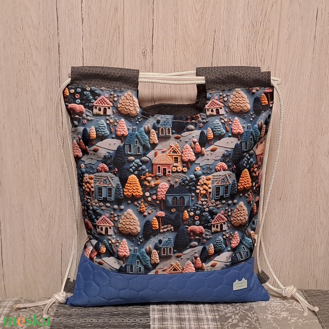 Marcipán hatás :) - hátiszatyor, tornazsák, gymbag - táska & tok - hátizsák - tornazsák, gymbag - Meska.hu