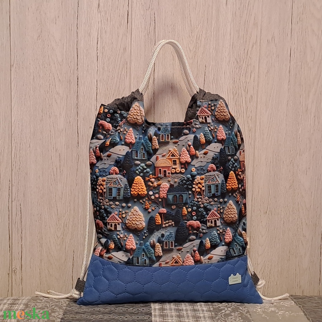 Marcipán hatás :) - hátiszatyor, tornazsák, gymbag - táska & tok - hátizsák - tornazsák, gymbag - Meska.hu