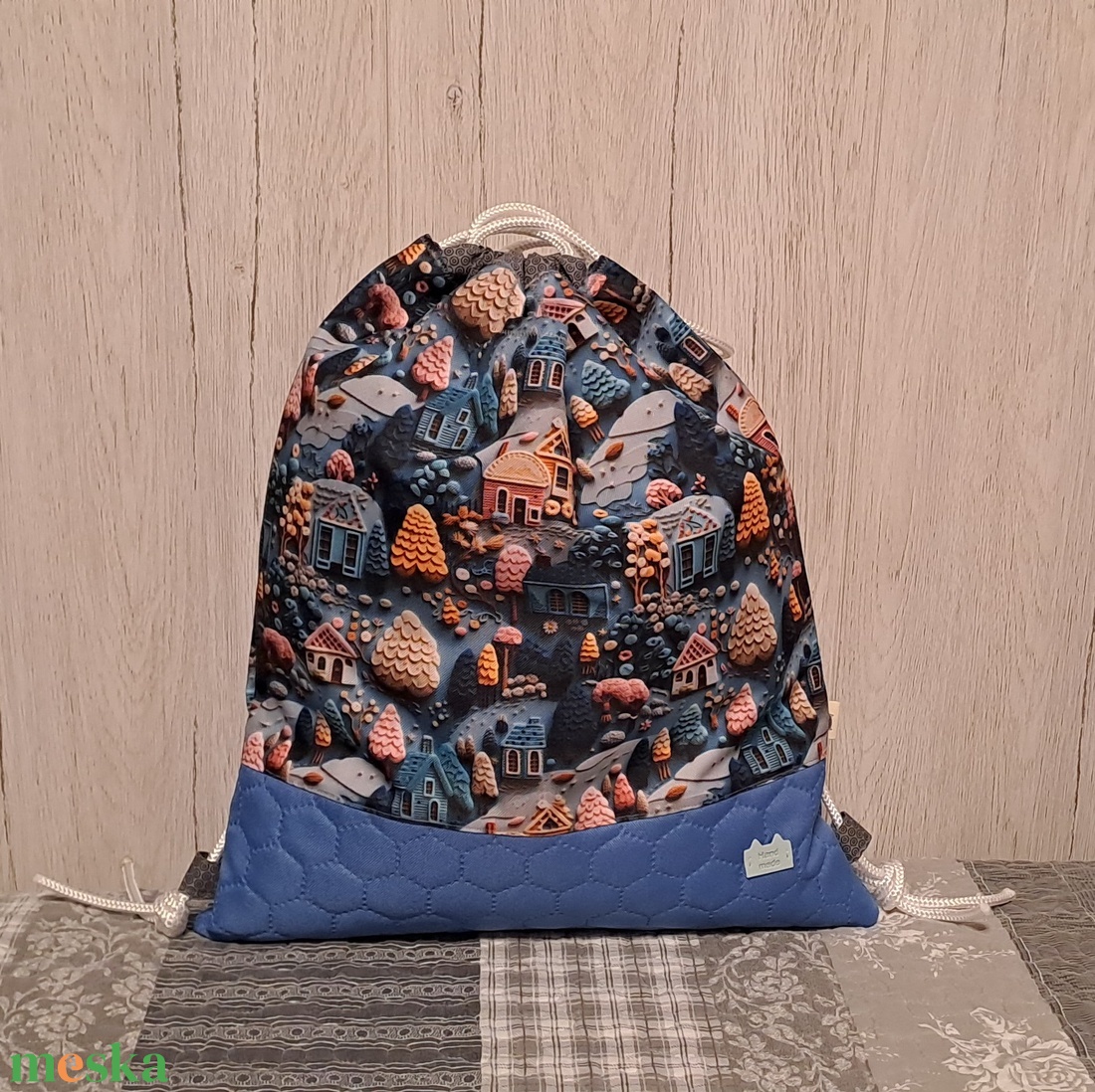 Marcipán hatás :) - hátiszatyor, tornazsák, gymbag - táska & tok - hátizsák - tornazsák, gymbag - Meska.hu