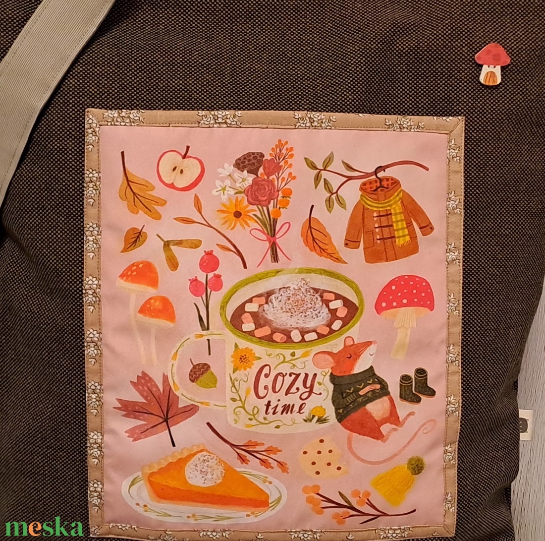 Chill :) szatyor, ökotáska, válltáska - táska & tok - bevásárlás & shopper táska - shopper, textiltáska, szatyor - Meska.hu