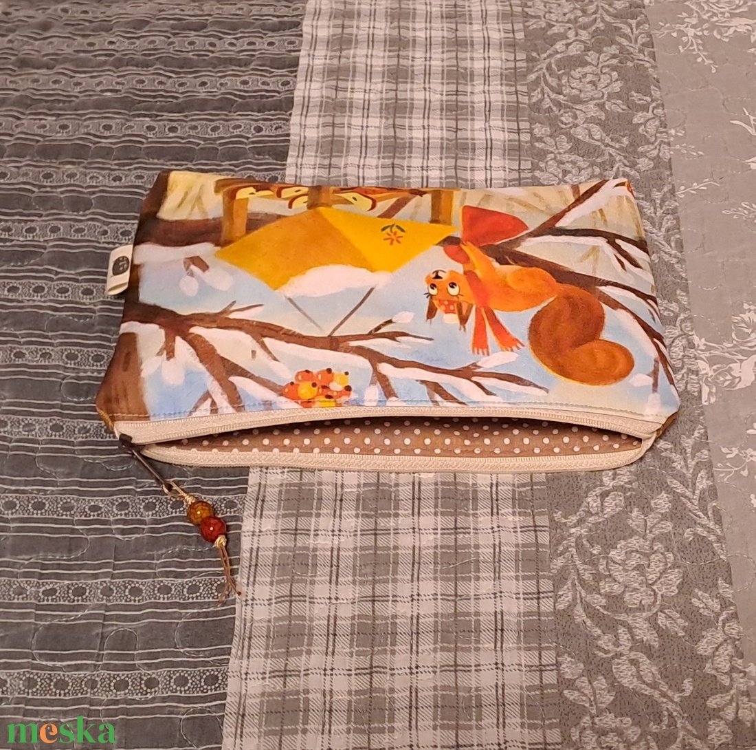 Mókuska:) neszesszer/sminktáska/betéttartó - táska & tok - neszesszer - Meska.hu