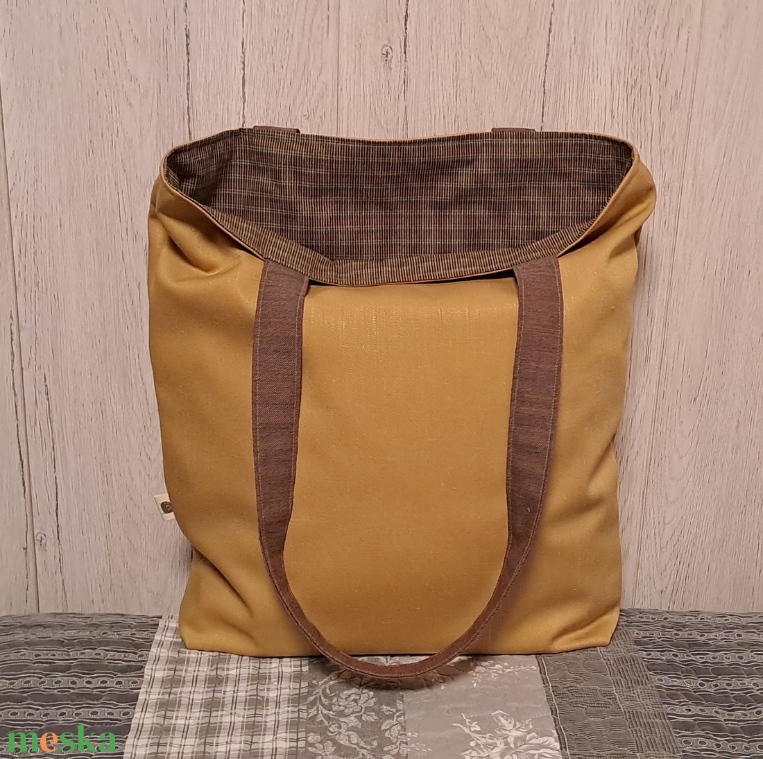 Őszi színek  :) szatyor, ökotáska, válltáska - táska & tok - bevásárlás & shopper táska - shopper, textiltáska, szatyor - Meska.hu