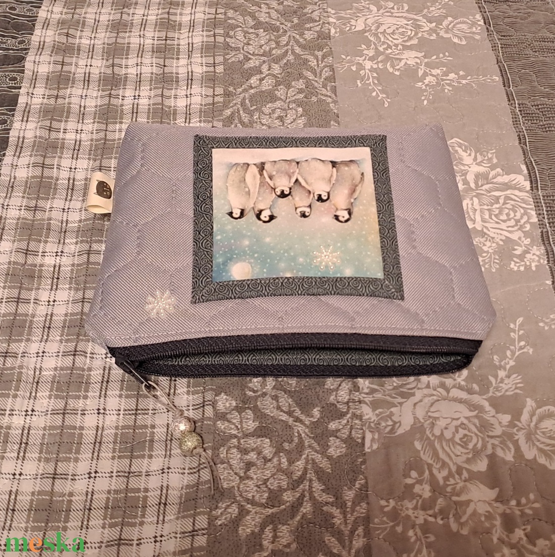 Pingvincsapat :) neszesszer/sminktáska/irattartó - táska & tok - neszesszer - Meska.hu