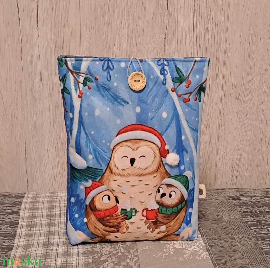 Bagolycsalád :) könyvtasak, könyvtok, tablet tok - táska & tok - ebook & tablet tok - Meska.hu