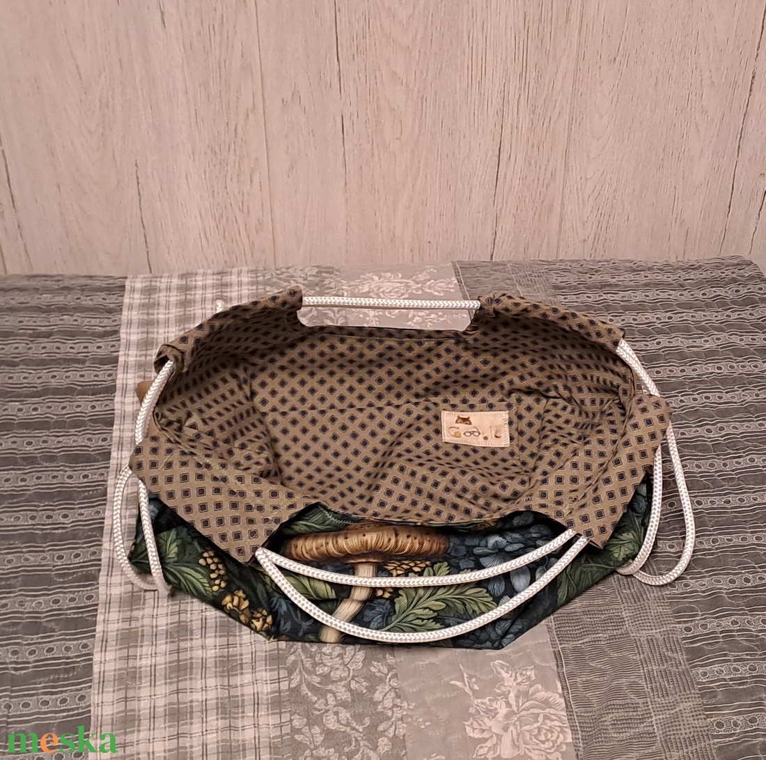 Gombák :) - hátiszatyor, tornazsák, gymbag - táska & tok - hátizsák - tornazsák, gymbag - Meska.hu